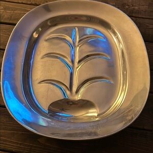 Vintage Wilton Mount‎ Joy PA pewter serving platter